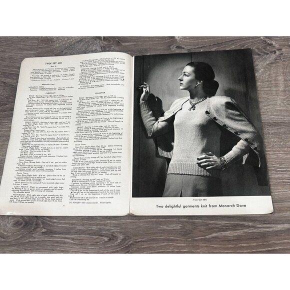 Monarch Hand-Knit Styles Book # 96 Published By The Makers Of Monarch Yarns - Picture 2 of 5